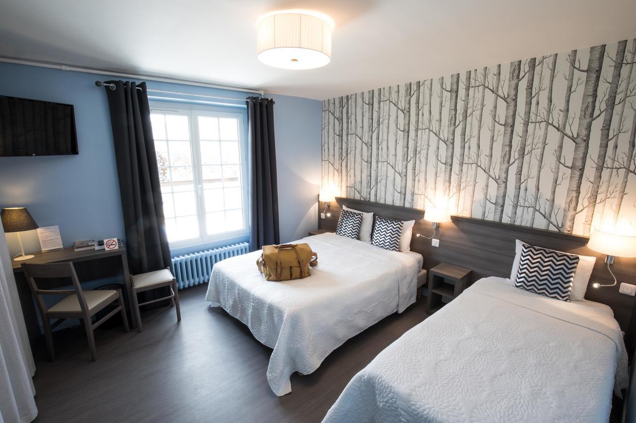 Logis Hotel Restaurant De La Poste Le Mêle-sur-Sarthe Exteriör bild